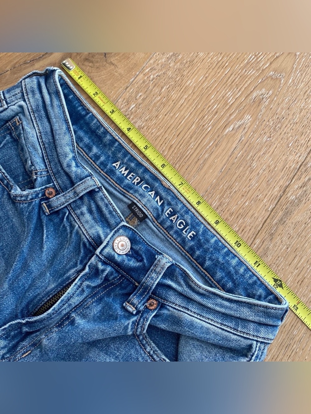 American Eagle Strigid Mom Jean size 0 - Picture 10 of 11